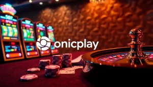 Experience the thrill of Onicplay with vibrant slot machines and gaming visuals.
