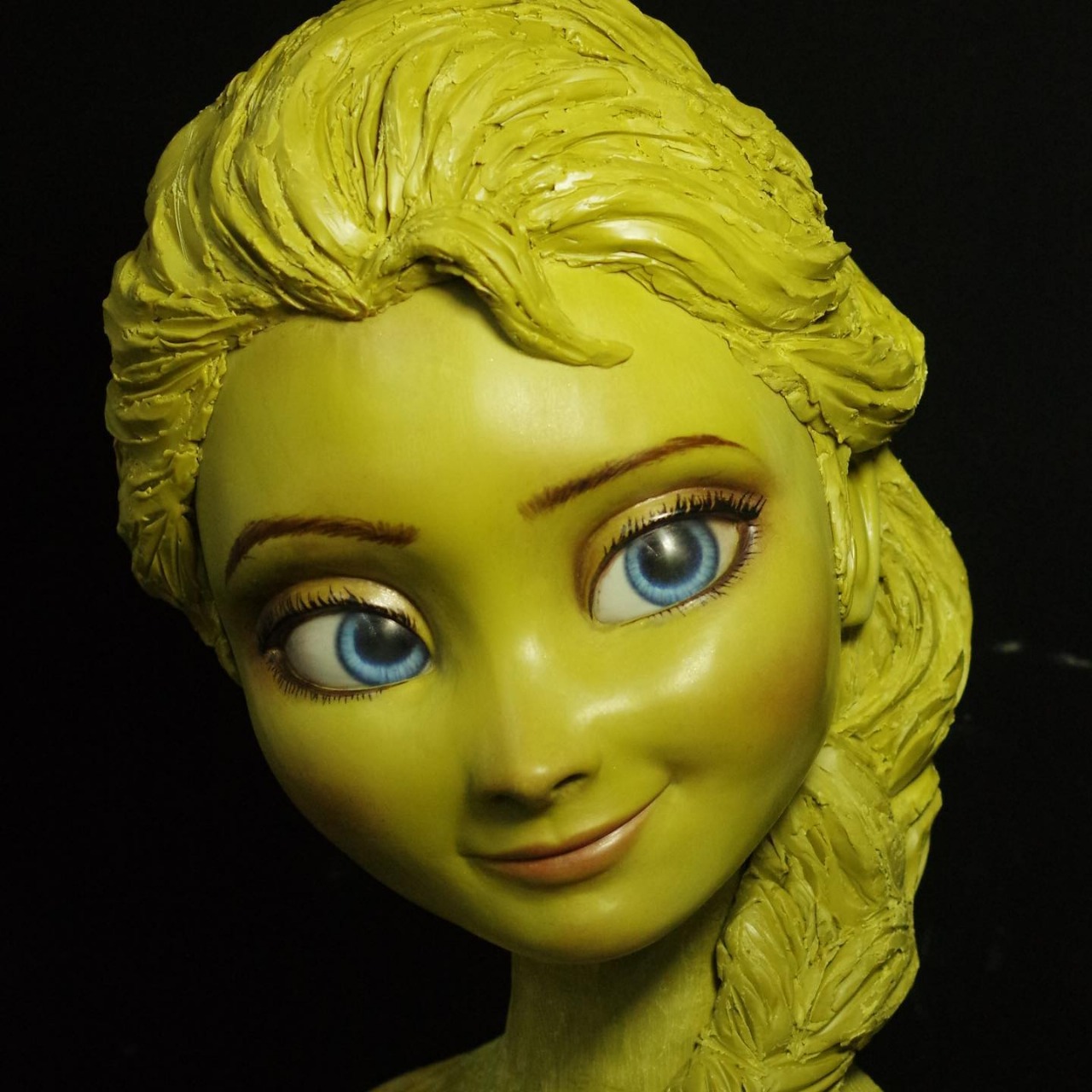 Realistic Custom Wax Figure with Accurate Facial Details