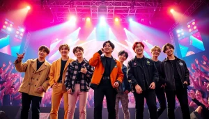 BTS members performing passionately on stage, showcasing their unique styles and energy.