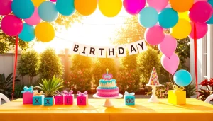 Celebrate with a customizable birthday party featuring personalized decorations and festive elements.