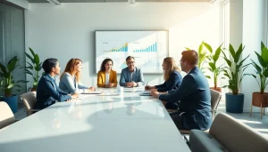 Analyze growth strategy trends during a professional brainstorming session.