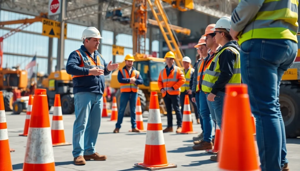 Engaged workers in construction safety training colorado demonstrating essential safety practices.