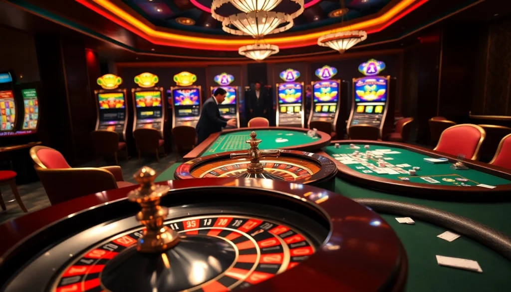 Experience thrilling gaming moments on Trang chủ Haywin with a vibrant casino scene.