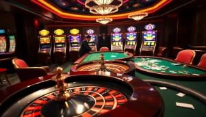 Experience thrilling gaming moments on Trang chủ Haywin with a vibrant casino scene.