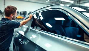 Get professional window tint near me with expert technicians improving vehicle aesthetics.