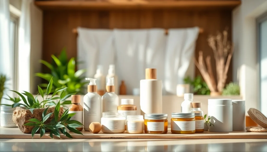 Pasirinkite natūrali kosmetika iš ekologiškų ingredientų, pabrėžiant švarą ir natūralumą.