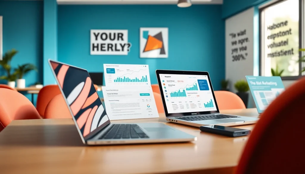 Engaging hubspot marketing email strategies showcased in a professional workspace.