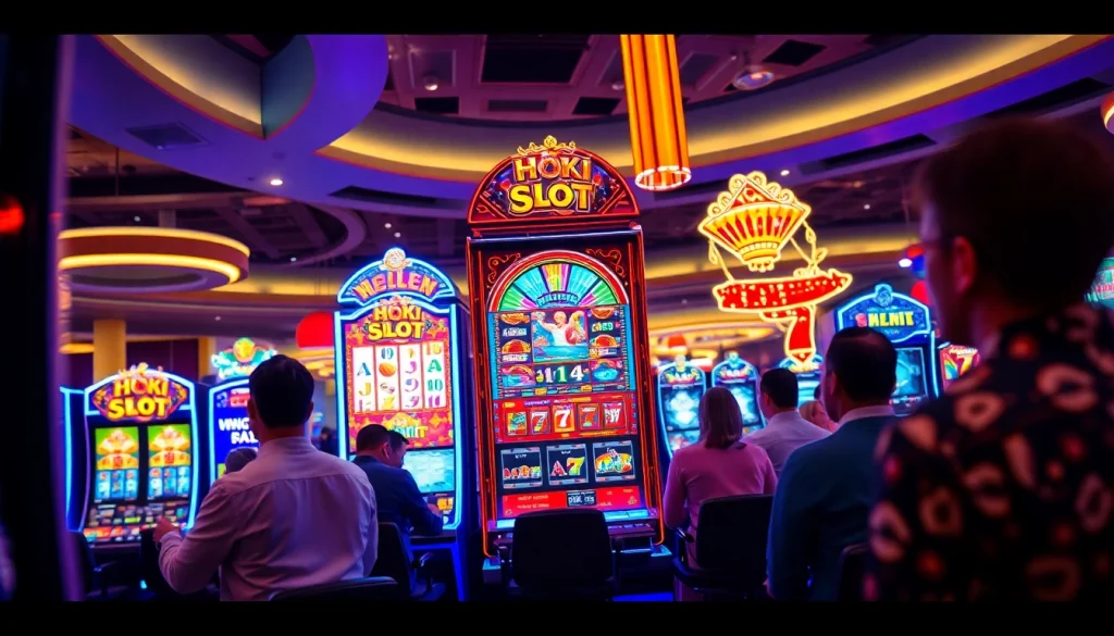 Menangkan hoki slot dengan mesin slot yang menarik di kasino yang ramai.