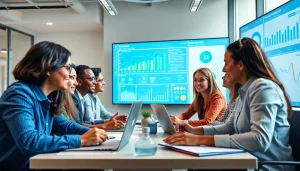 Explore competitive intelligence faqs through a professional team in an engaging office setting.